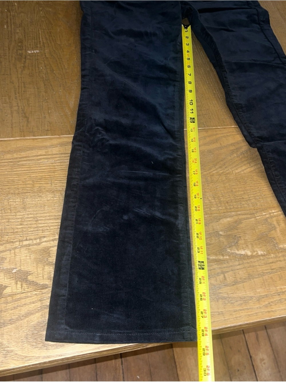 NYDJ Women's Corduroy Pants Black Size 8 Marilyn Straight - Picture 8 of 8